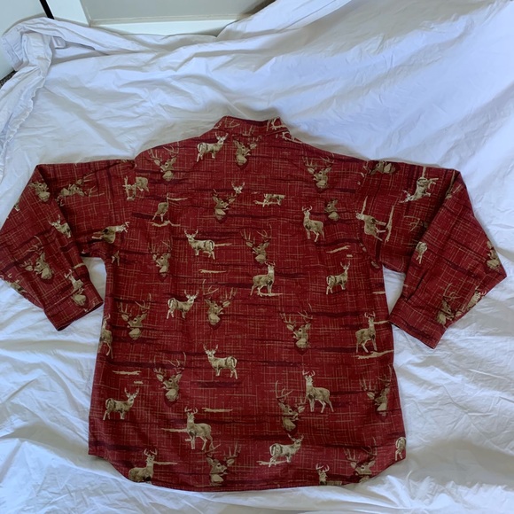 Men’s Columbia Long Sleeve Shirt with Deer Size XL - Picture 6 of 7